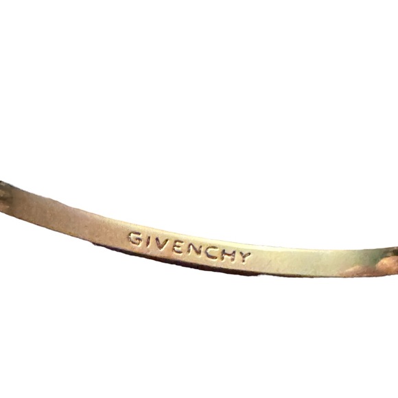 Lovely GIVENCHY Gold finish CZ bangle HQ Bracelet - Picture 5 of 6